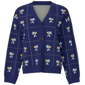 Jason Wu Oversized Pointelle Cardigan, XS